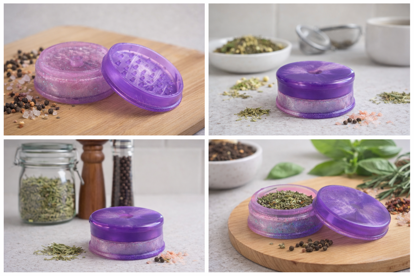 Handcrafted Epoxy Herb & Spice Grinder